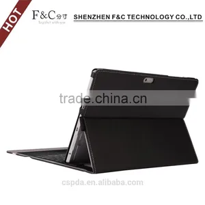 Eco-friendly pu Leather Flip Case for Microsoft Surface Pro 4 With Pen Holder thumbnail-5