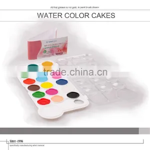 Wholesale Washable 18 Colors Dry Water Color Cake For Children thumbnail-3