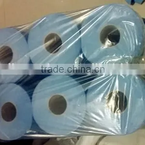 Blue Industry Towel Paper Roll/Blue Hardwound Towel Roll/color Paper Towel thumbnail-3