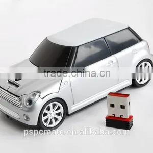 Mini Car Shape 2.4G Wireless Mouse With Mini Usb Receiver thumbnail-5