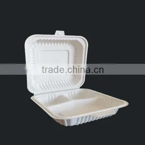 3 Compartment Biodegradable Food Container thumbnail-1