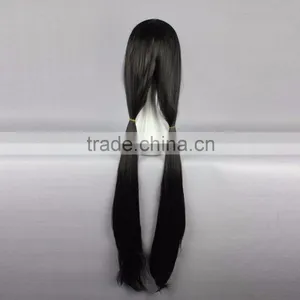 New Pop Anime Cartoon 100cm Long Black DATE A LIVE Tokisaki Kurumi Cosplay Wig thumbnail-4