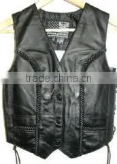 Men Motorcycle Leather Vest/Custom Fashion Mens Biker/Motorcycle Leather Vest/Leather Waistcoats/leather Vest/ thumbnail-1