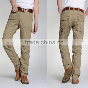 2014 New Style Wholesale Men Chino Pants Slimming - Clothing Brands Label Mans Street Chino Pants - Business 100% Cotton Casual thumbnail-1