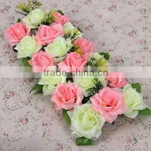 Artificial Flower Wall for Wedding Backdrop & Stage Background Decoration thumbnail-3