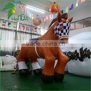 2016 Commercial High Quality PVC Inflatable Horse Toys , Giant Inflatable Horse With Customized For Adcvertising thumbnail-1