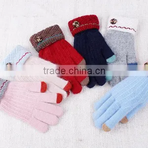 Hot Christmas Gift For Girlfriend Cute Design Touch Screen Gloves For All Smart Devices thumbnail-1
