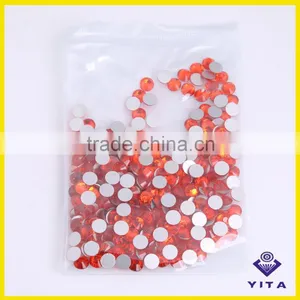 Bling SS6 SS8 SS10 SS12 S16 Glass Machine Cut Rhinestone for Wedding Dress,shoes,bags thumbnail-1