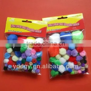 Factory Supply Colorful Cute Acrylic Pom Poms for Toys thumbnail-1