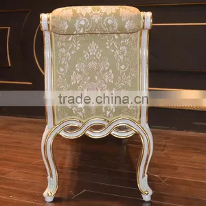 Royal Luxury Bedroom Furniture Baroque Solid Wood Hand Carving Bed End Bench thumbnail-6
