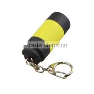 USB Rechargeable LED Keychain Light With Fire Retardant ABS Body Flashlight Quality Choice thumbnail-4