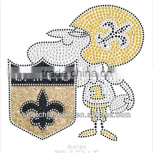 Glitter With Rhinestuds Transfer Peace Logo Designs thumbnail-1