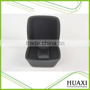 Custom Made Black PVC Watch Case Traveling Watch Box With Zipper thumbnail-3
