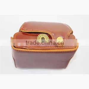 Vintage High Quality Factory Price Waterproof 100% Genuine Leather Camera Bag thumbnail-5