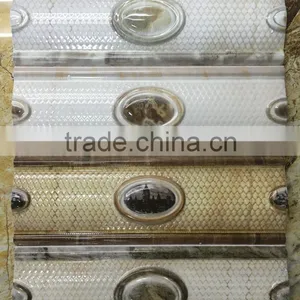 100x300mm China Factory Cheap Relief Algeria Ceramic Border Tiles thumbnail-3