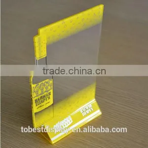 Beautiful Clear Acrylic Menu Holder,acrylic Menu Stand,acrylic a5 Menu Stand Manufacturer thumbnail-1