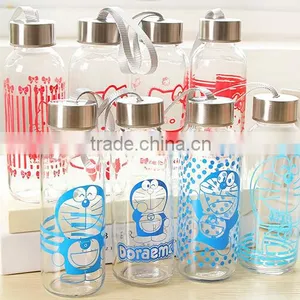 2016 Top Quality the Hot Lovely Glass Water Bottle Can be Customized thumbnail-2