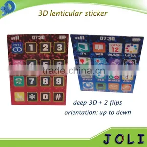 Wholesale Price 3D Lenticular Printing Stickers thumbnail-5