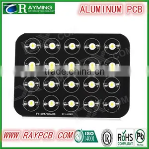 2 Layer Aluminum Pcb Bare Board for Led Light 1.6 mm Board Thickness Black Soder Mask thumbnail-1
