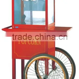 8Oz Commercial Wheel Popcorn Machine Cart thumbnail-1