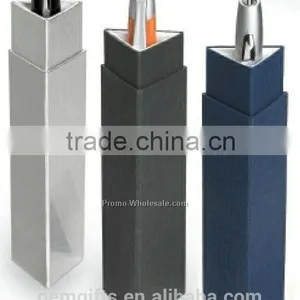 Triangular Pen Gift Box With White Satin Cushion thumbnail-1