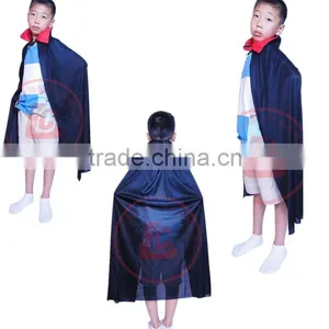 New Cheap Wholesale Super Hero Cape Satin Capes Halloween Vampire Cape thumbnail-1