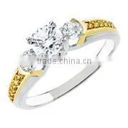 3Stone Mounting Engagement Ring Mount234 thumbnail-1
