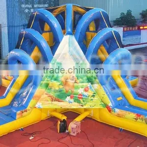 High Quality Cheap Climbing up and Sliding Down/slide With Climbing/inflatable Dry Slide thumbnail-3