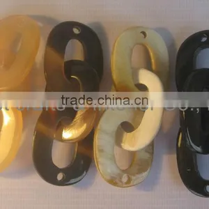 Horn Link Strand, Short Horn Link Chain for Making Jewelery thumbnail-1