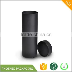 Custom Round Tube Cardboard Cylinder Paper Wine Gift Box Wholesale thumbnail-2