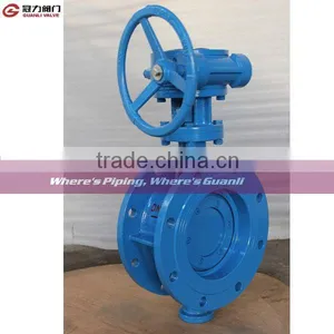 WCB Double Flange Triple Offset Butterfly Valve thumbnail-3