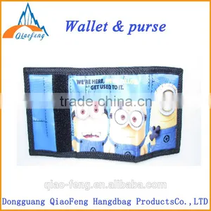 Factory Sale Cute Custom Three Folding Kids Wallet/Children Wallet/Children Purse/kids thumbnail-1
