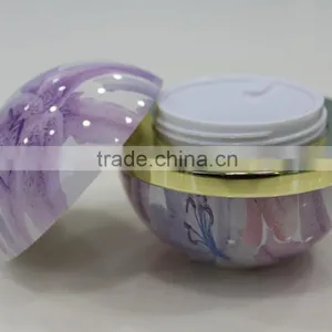 Hot Sell Ball Shaped Acrylic Cosmetic Jar for Cream thumbnail-2
