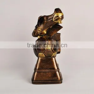 Resin Soccer Shoe Trophy Cup thumbnail-2