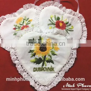 Size 10x10 cm Sunflower Hand Embroidery Fragrant Bag With High Quality thumbnail-2