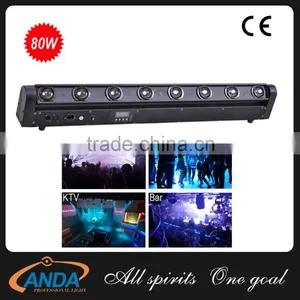 2016 Factory Price 8pcs*10w RGB 4in1,8pcs*3w Led Moving Head Beam Bar Light thumbnail-1