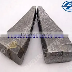 BFZ25L BFZ25R Flat Cutter Teeth Weld-on Teeth for HDD Reamer Auger Bits for Piling Machine Foundation Drilling Picks thumbnail-1