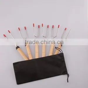 Extendable Wooden Spinning BBQ Fork thumbnail-3