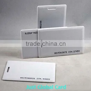 High Quality Credit Card Size Cr80 0.76mm Thickness Clamshell White Pvc Card thumbnail-1