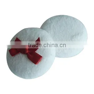 Flocked Puff With Riband thumbnail-1