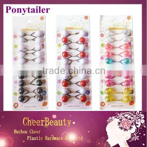 Ponytail Rubber Bands PT030/wholesale Rubber Bands/covered Elastic Hair Bands thumbnail-1