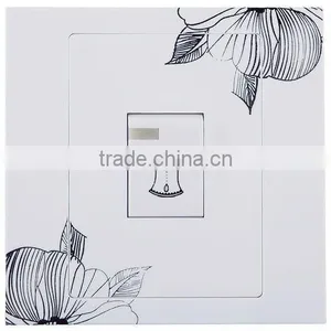 Bell Push Switch Flower Panel thumbnail-1