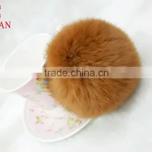 Rabbit Plush Pom Pom Keychain for Maker thumbnail-1