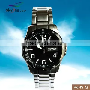 Wholesale Men Stainless Steel Waterproof Quartz Watches thumbnail-1