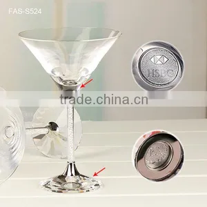 275 ml Lead-free Crystal Vodka Glass / Diamond Cocktail Glass / Martini Glass thumbnail-2