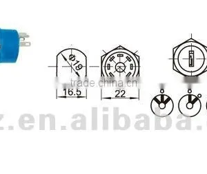 19mm Vending Machine Key Slot Machine Key Switch,12mm Electronic Key Lock Switch thumbnail-5