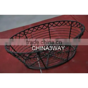 Galvanized Steel Hand Freezer Storage Metal Wire Baskets thumbnail-3