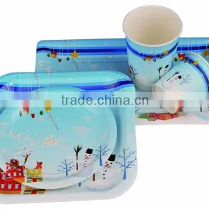 10" 400gsm Opp Lamination Bird Paper Plates thumbnail-6