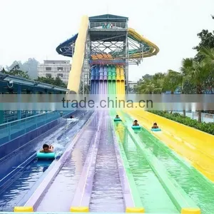 Rainbow Fiberglass Water Slide Water Park Outdoor Large Water Park Equipment for Sale thumbnail-4