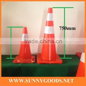 PVC 750mm Reflective Traffic Road Cone thumbnail-2